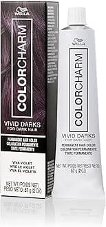 COLORCHARM VIVID DARKS Permanent Cream Color | Vibrant Hair Color for Naturally Dark Bases | Lifts 3-4 Levels, No Bleach Needed | Nourishing Lipids & Vegan Formula | 2 Fl Oz
