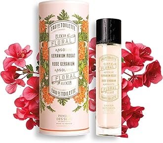 Panier des Sens - Geranium Perfume for Women - Fresh Green Floral Eau de Toilette with Peony & Soft Musk - Light French Fragrance Made in France - 1.7 fl oz (50 ml)