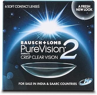Bausch & Lomb Purevision2 Monthly Disposable Contact Lens (6 Lens Pack +4.50)