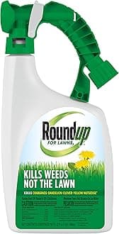 Roundup For Lawns3 Ready-To-Spray (Northern), 32 oz. - Lawn Safe Weed Killer for Northern Lawns, Kills Crabgrass, Dandelion, Clover and Yellow Nutsedge - Kills Weeds, Not the Lawn