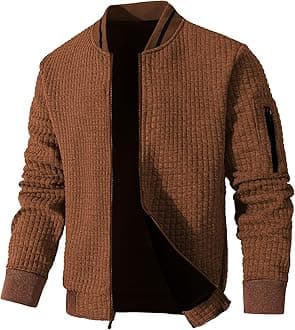 Mens Lightweight Jacket Casual Bomber Jacket Varsity Coat