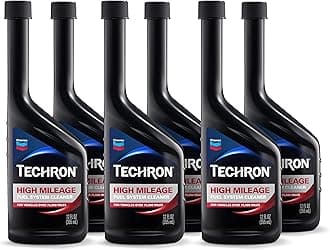 Chevron Techron High Mileage Fuel System Cleaner, 12 oz, Pack of 6