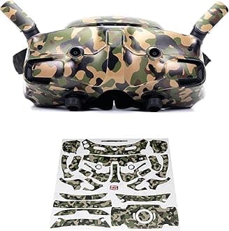 WRAPGRADE Skin Stickers Compatible with DJI Goggles 3 (Woodland CAMO)