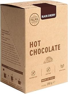 PALMA Italian Hot Chocolate Sachets - Black Cherry | 250g (10 Servings)