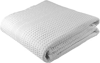 GILDEN TREE Waffle Towels Quick Dry Lint Free Thin Bath Sheets 40x80 Oversized Extra Large for Adults, Classic Style (White)