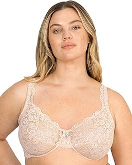 Signature Lace Unlined Underwire Bra with Added Support