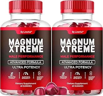 (2 Pack) MagnumExtreme Gummies, MagnumXtreme Gummies, MagnumXtreme Gummies for Men, MagnumXtreme, MagnumXtreme Supplement Support Gummies - All Natural Gummy, MagnumXtreme Advanced Formula for 2 Month