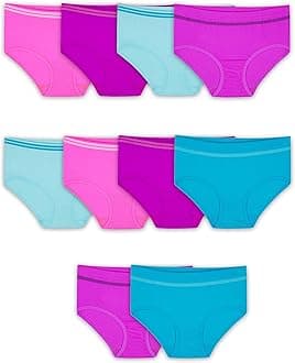 Fruit of the Loom Girl's Underwear (Pack of 6)