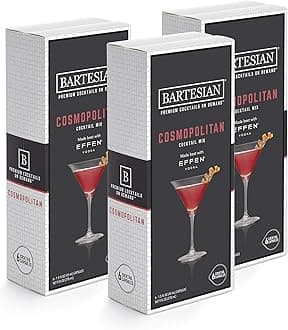 Bartesian Cosmopolitan Cocktail Mixer Capsules, Pack of 18 Cocktail Capsules, for Bartesian Premium Cocktail Maker (55404)