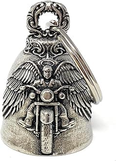 Bravo Bells Motorcycle Angel Motorcycle Biker Accessory or Key Chain for Luck
