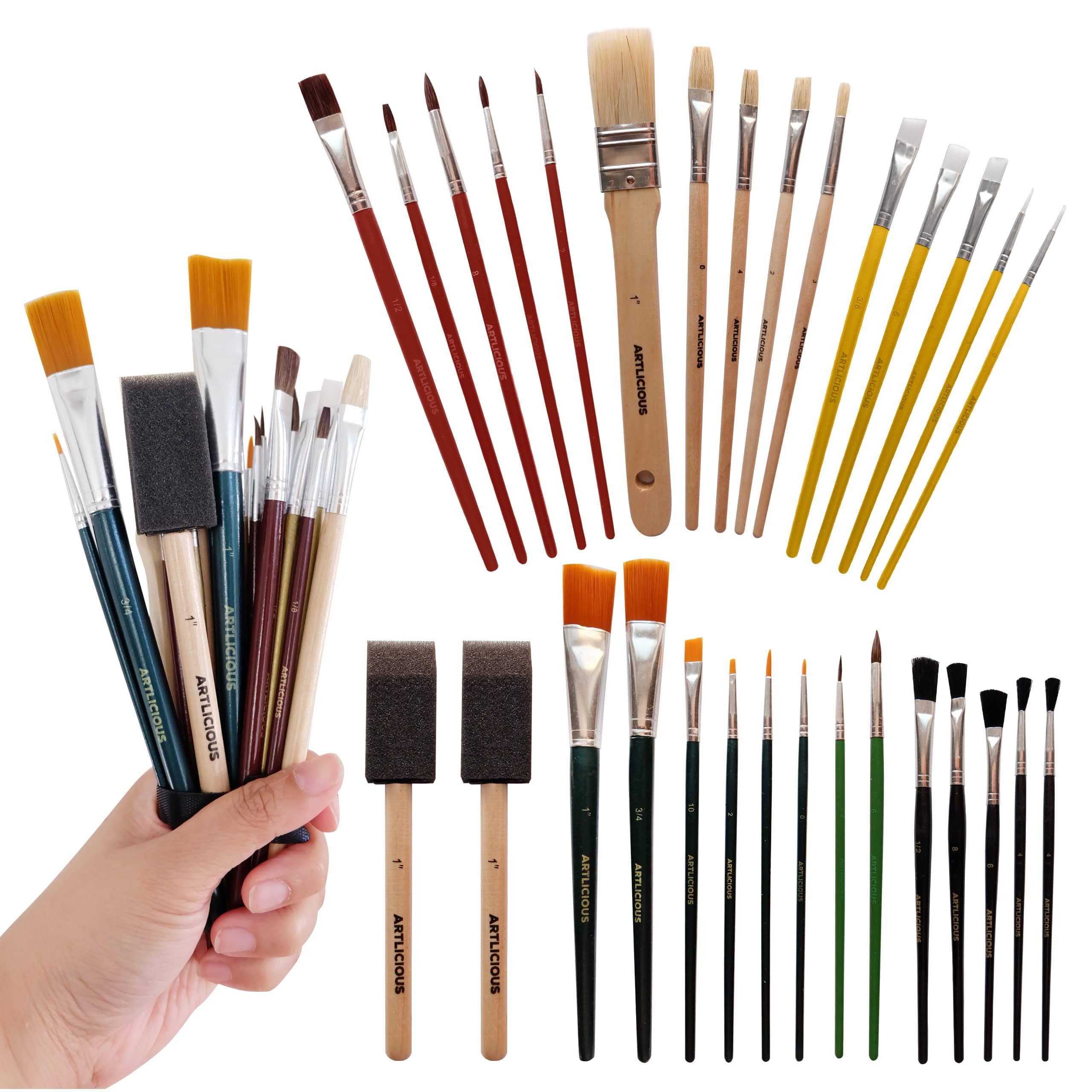 30-pack Multipurpose Brushes