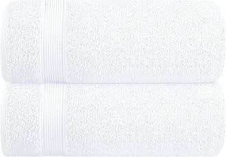 Belizzi Home Cotton 2 Pack Oversized Bath Sheet 35x70, Large Bath Sheet, Ultra Soft, Absorbent, Compact, Eco-Friendly, Recyclable, Quick Drying and Lightweight Towel - White