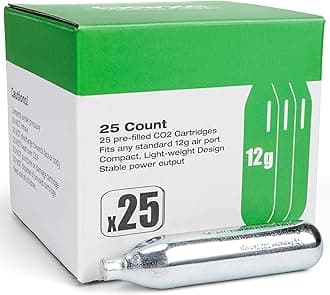 8 Gram/ 12 Gram/ 88 Gram CO2 Cartridges for Paintball - CO2 Cylinder CO2 Cartridges for Airsoft, Air Gun, Pepper Gun P2P HDP 50 Compact