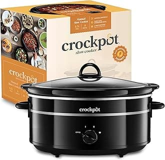 Slow Cooker | Removable Easy-Clean Ceramic Bowl | 6.5 L (8+ People) | Black [SCV655B]
