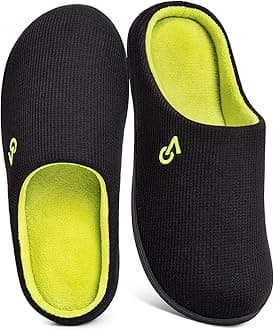 VeraCosyMen's Two-Tone Memory Foam Slippers
