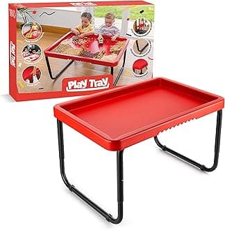 Toyrific Play Tray Activity Table for Kids, Sensory Play Tray, Kids Messy Play Table, Water and Sand Play Table, Outdoor and Indoor Use