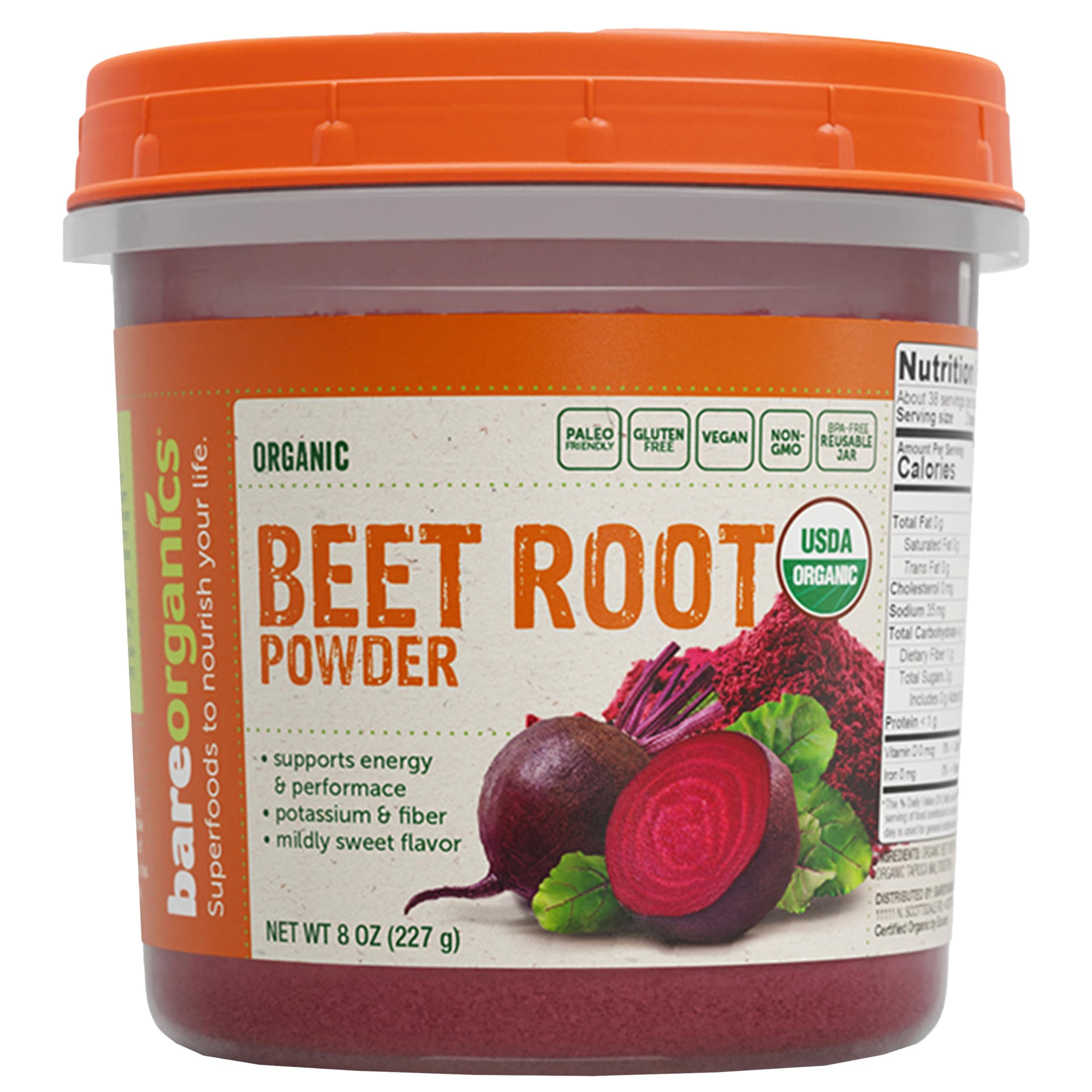 BareOrganics Beet Root Powder, 8oz