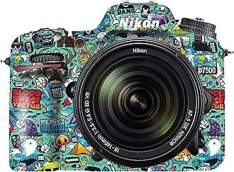Vinyl Premium DSLR Camera Scratchproof Protective Skin For Nikon D7500 - No Residue Removal, Bubble Free, Scratch Resistant, Stretchable, Hd Quality Printed - HDCS03 (1 Unit)