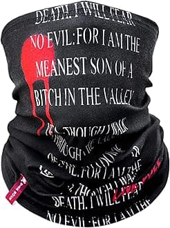 Indie Ridge Motorcycle Face Mask And RISK - Motorcycle Ski Snowboard Winter Mask (Meanest SOB)