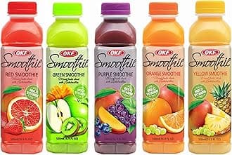 Premium Smoothie Drinks Packed with Irresistible Flavors and Maximum Convenience, 16.9 Fluid Ounce (5 Flavor Variety Pack, 12 Pack)