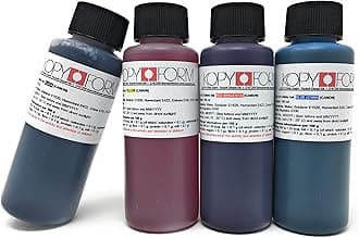 Edible Ink Refills 4x100ml (Cyan, Magenta, Yellow, Black) for Canon Printers (KOL110)