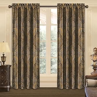 TOPLUXE Damask Curtains