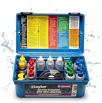 Service Complete Pool Water Test Kit K-2006C