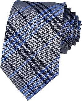 Men's Gingham Check Stripe Ties Pattern Business Formal Designer Neckties 3.15"