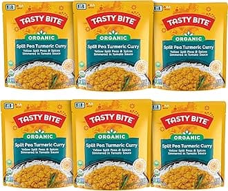 Tasty Bite Organic Jodhpur Lentils, 10 Ounce, Pack of 6, Ready to Eat, Microwavable Entree, Vegan ( 6 Count )