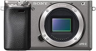 Sony Alpha a6000 Mirrorless Digital Camera 24.3MP SLR Camera with 3.0-Inch LCD - Body Only (Graphite) (Certified Refurbished)