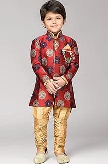 AJ DEZINES Boy's Regular Fit Kurta Pyjama