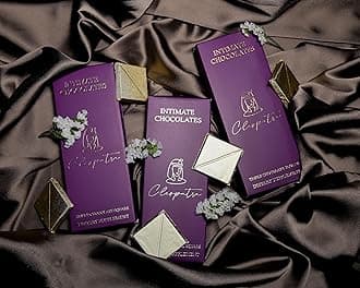 Intimate Chocolate Bars For Couples Uplifting Mood, Vitality, More Desire & Enjoyment Best Gift Set Ideal For Men & Women, Vegetarian And Gluten-Free 60g (Pack of 3)