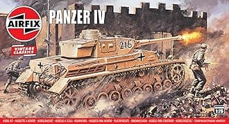 Vintage Classics Set - A02308V Panzer IV - Plastic Model Tank Kits for Adults & Children 8+, Set Includes 101 Pieces - 1:76 Scale Model Tank Set