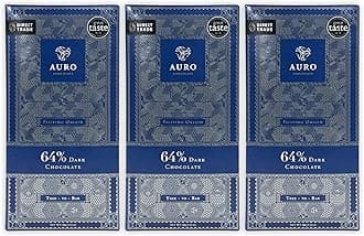 Auro - Filipino Chocolate Bundles (Dark Chocolate 64%, 3 Pack)