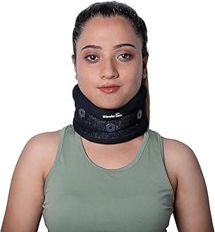 – Soft Neck Braces Soft Cervical Collar Neck Support Adjustable Collar Soft Neck Collar Neck Brace for Women & Men_Black_Small