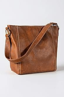 Purses for Women, Large Leather Shoulder Purses and Handbags Hobo Bags for Women, Brown, Large