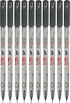 ELKOS BLACK Ballpoint Pens, 0.7mm Fine Point, Pack of 20, Signy Ball Pens, Smooth Writing, Perfect School Office Home Use, ZOFAX Black Ball Pen