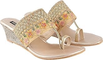 Women's & Girl's Woven Design Wedges Heels