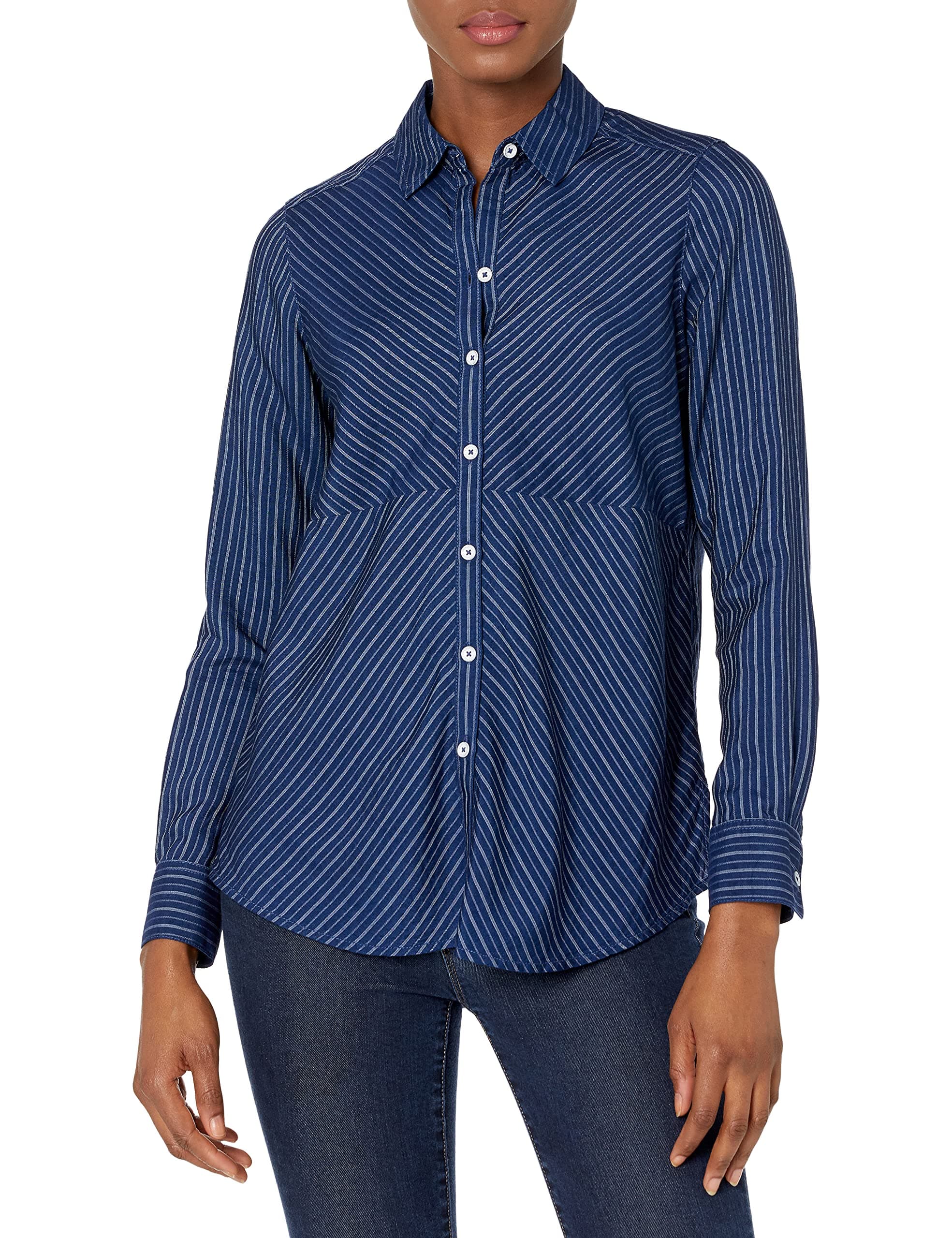 FoxcroftWomen's Button-Down Shirt