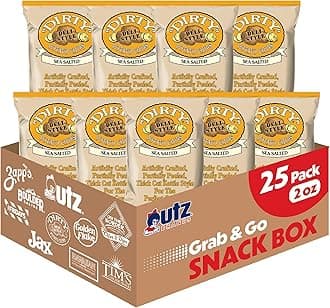 Dirty Potato Chips Sea Salted 2 Ounce - 25 per case.