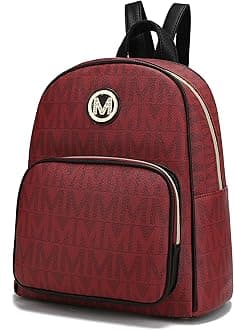 Vegan Leather Backpack Purse for Women, Ladies Fashion Travel Bag, Big Bookbag Top-Handle Daypack by Mia K