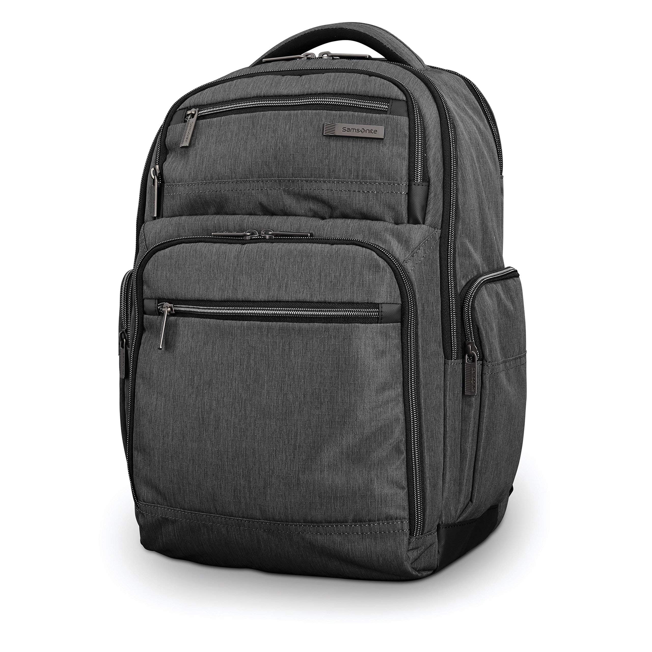 Samsonite Modern Utility Double Shot Laptop Backpack (Charcoal Heather)