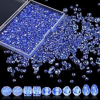 Blue Crystal Beads