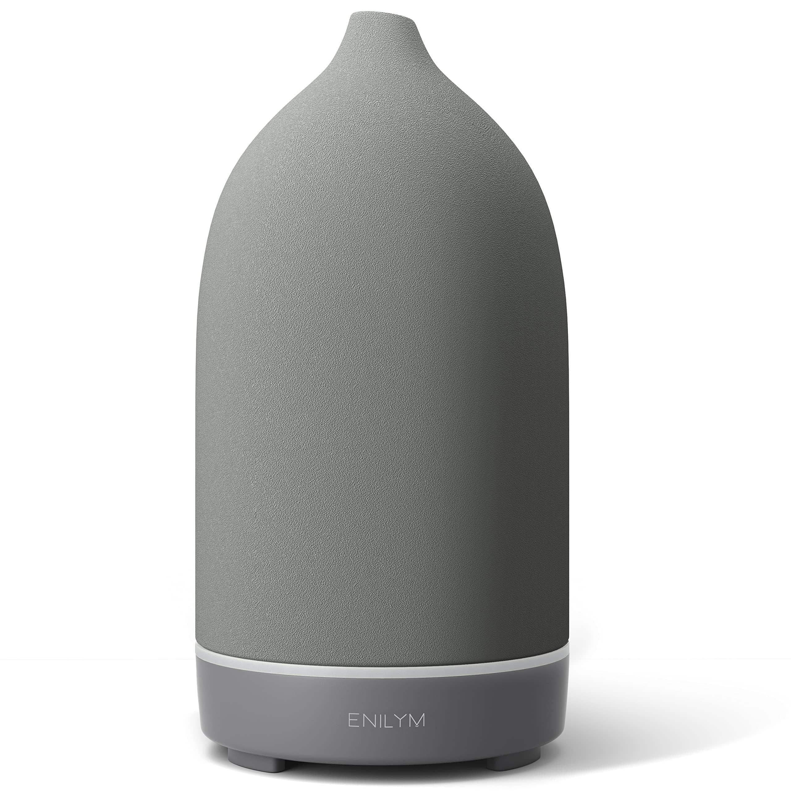 ENILYM Fenghuang Ceramic Diffuser, Aromatherapy Essential Oil Diffuser for Room,Stone Diffuser Living RoomGrey, ES2022, 2022new, 100ml