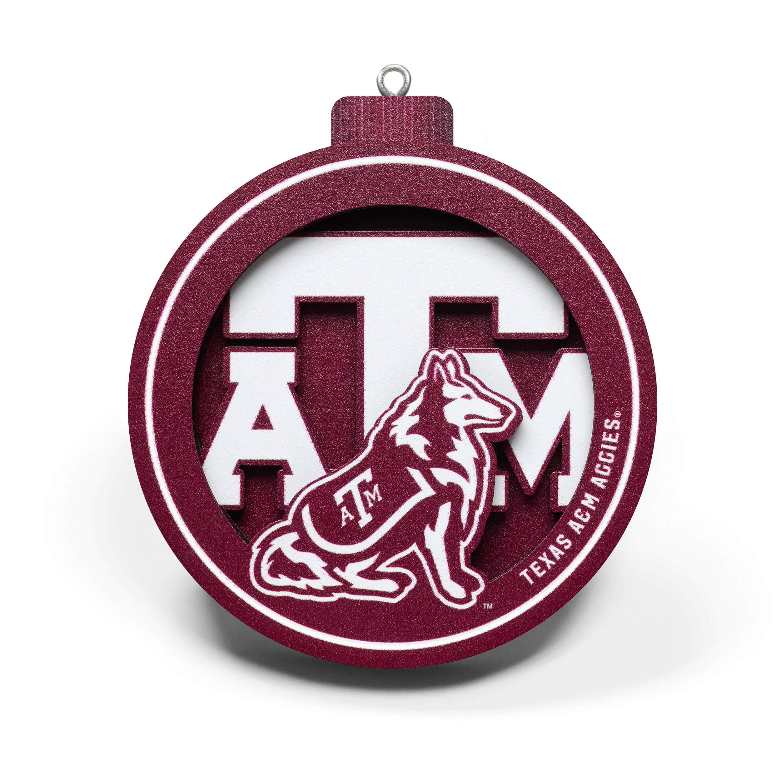 NCAA 3D Logo Series Ornament