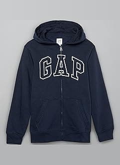 GAP Boy's Logo Hoodie Hooded Full Zip Sweatshirt Hooded Sweatshirt