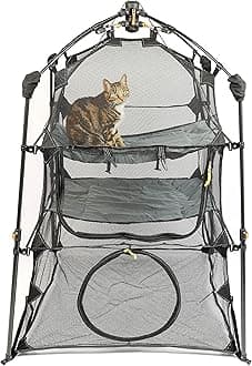 Outback Jack Catio Outdoor Cat Enclosure, (Kitty Katio) for Indoor Cat or Multiple Cats - Portable Tent, Play Tent for Cats, Catio, Outside Enclosure