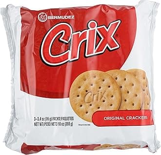 Crix Original Crackers 3 Individually Wrapped Rolls 10 oz