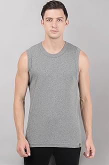 Jockey 9930 Men's Super Combed Cotton Rib Solid Slim Fit Round Neck Muscle Vest