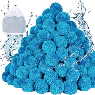 Sawowkuya 4Lbs Pool Filter Balls, Filter Balls for Swimming Pools Sand Filter